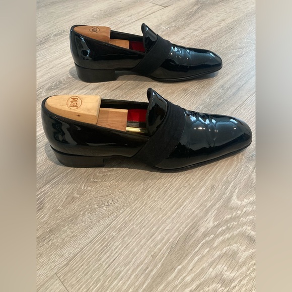 TOM FORD Black Patent Leather Slip On Formal Loafers - Picture 4 of 8